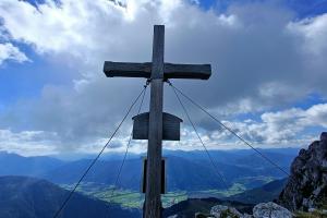 Gipfelkreuz Bosruck - Wegpunkt 1 entlang der Tour